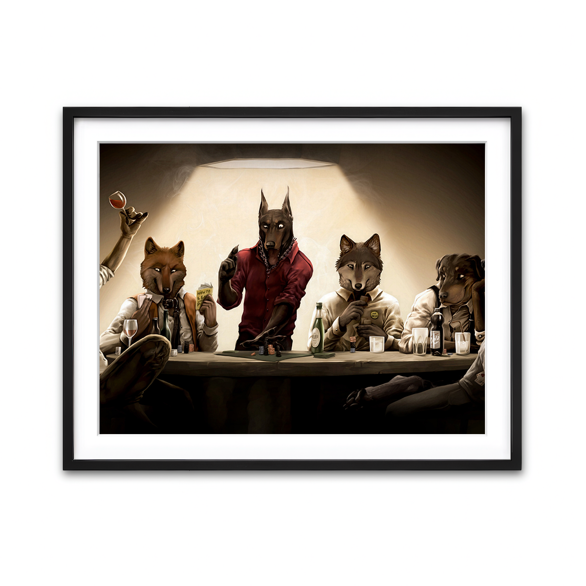 Framed Print 4x3 Black