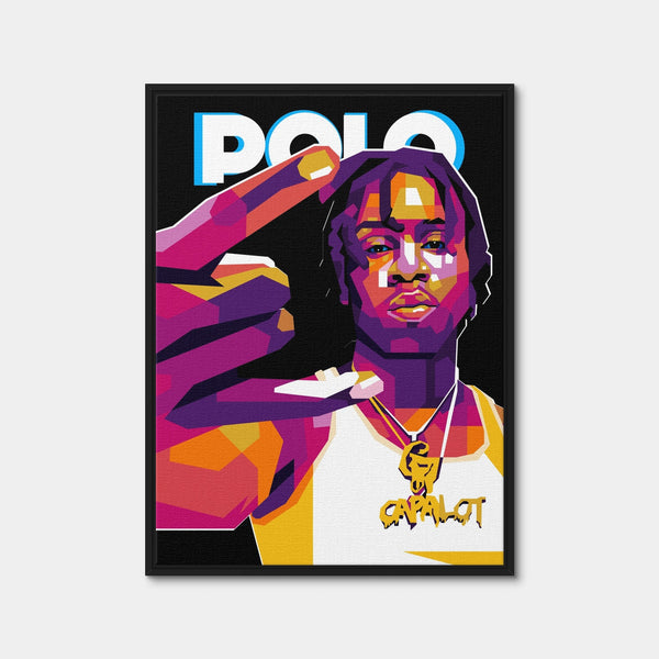 Polo Wall Art — Framed Canvas Format preview