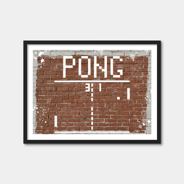 Pong Wall Art — Framed Print Format preview