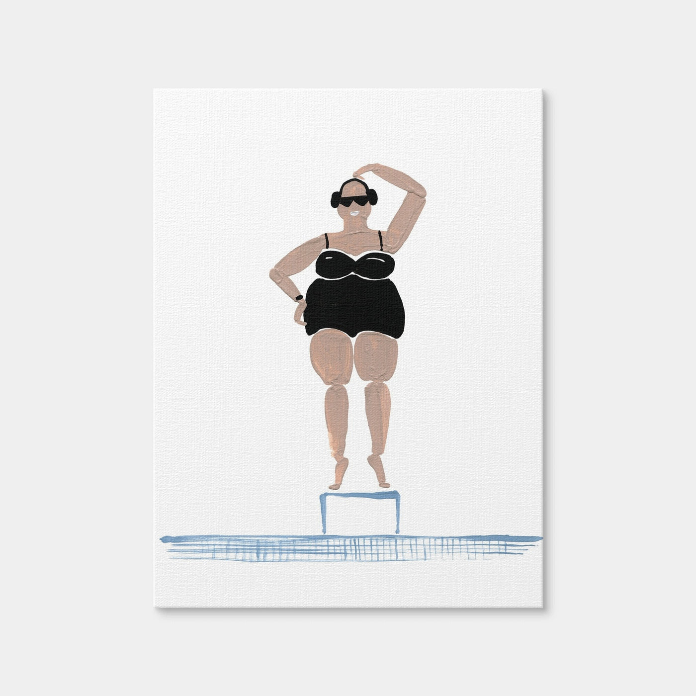 AUTO-MOCKUP WHITE | Pool Time | 1 Piece | Gallery Wrap Canvas | group=3x4