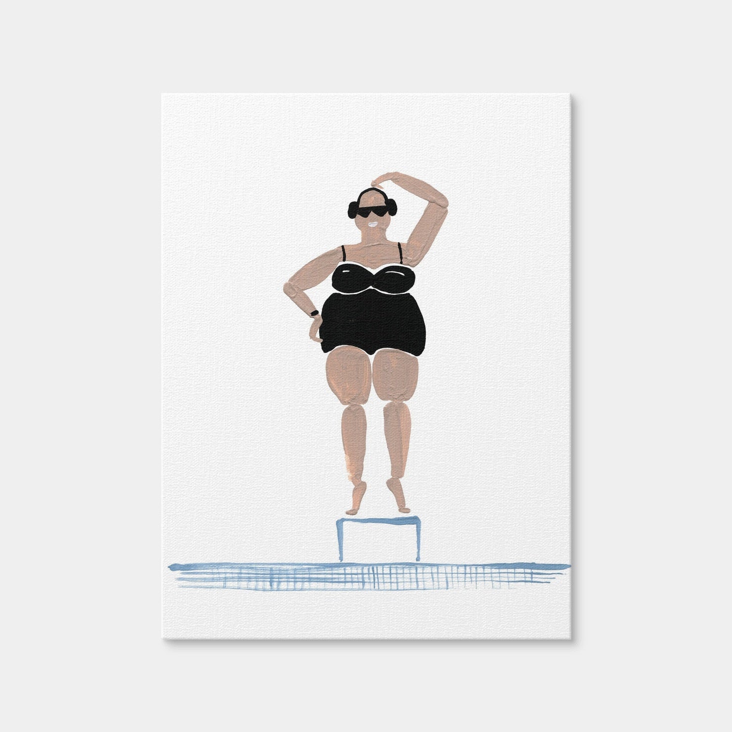 AUTO-MOCKUP WHITE | Pool Time | 1 Piece | Gallery Wrap Canvas | group=3x4