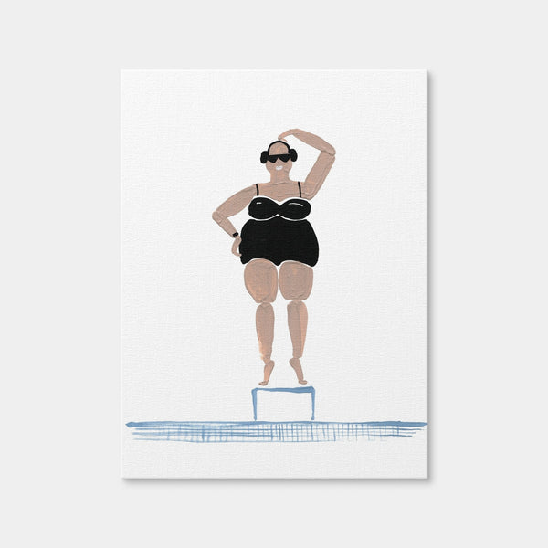 Pool Time Wall Art — Canvas Wrap Format preview