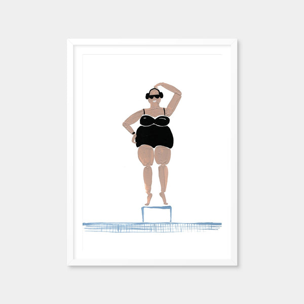 Pool Time Wall Art — Framed Print Format preview