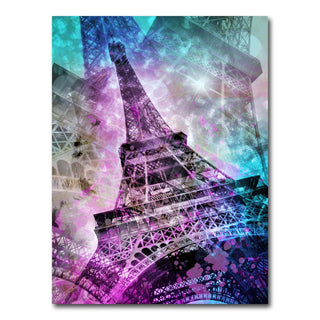Pop Art Eiffel Tower Wall Art