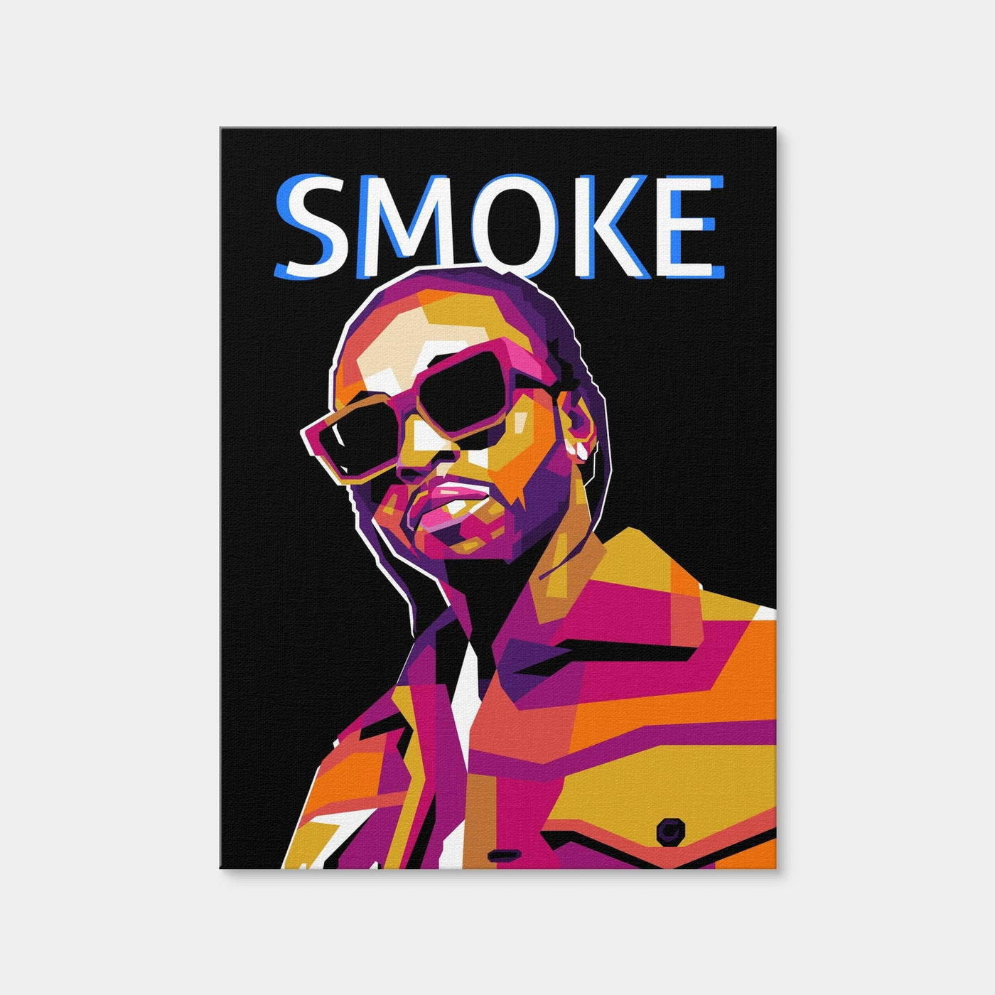 AUTO-MOCKUP WHITE | Pop Smoke WPAP | 1 Piece | Gallery Wrap | group=3x4
