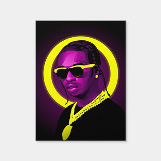 AUTO-MOCKUP WHITE | Pop Smoke | 1 Piece | Gallery Wrap Canvas | group=3x4