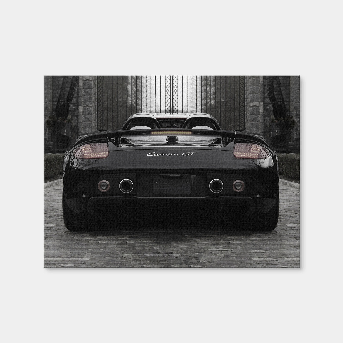 AUTO-MOCKUP WHITE | Porsche Carrera GT | 1 Piece | Gallery Wrap Canvas | group=4x3