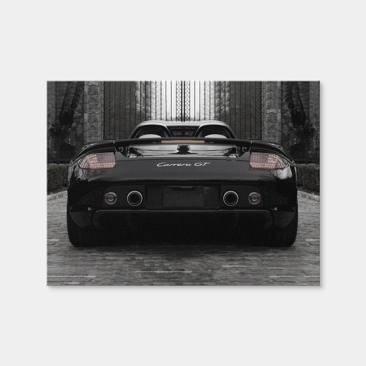 AUTO-MOCKUP WHITE | Porsche Carrera GT | 1 Piece | Gallery Wrap Canvas | group=4x3