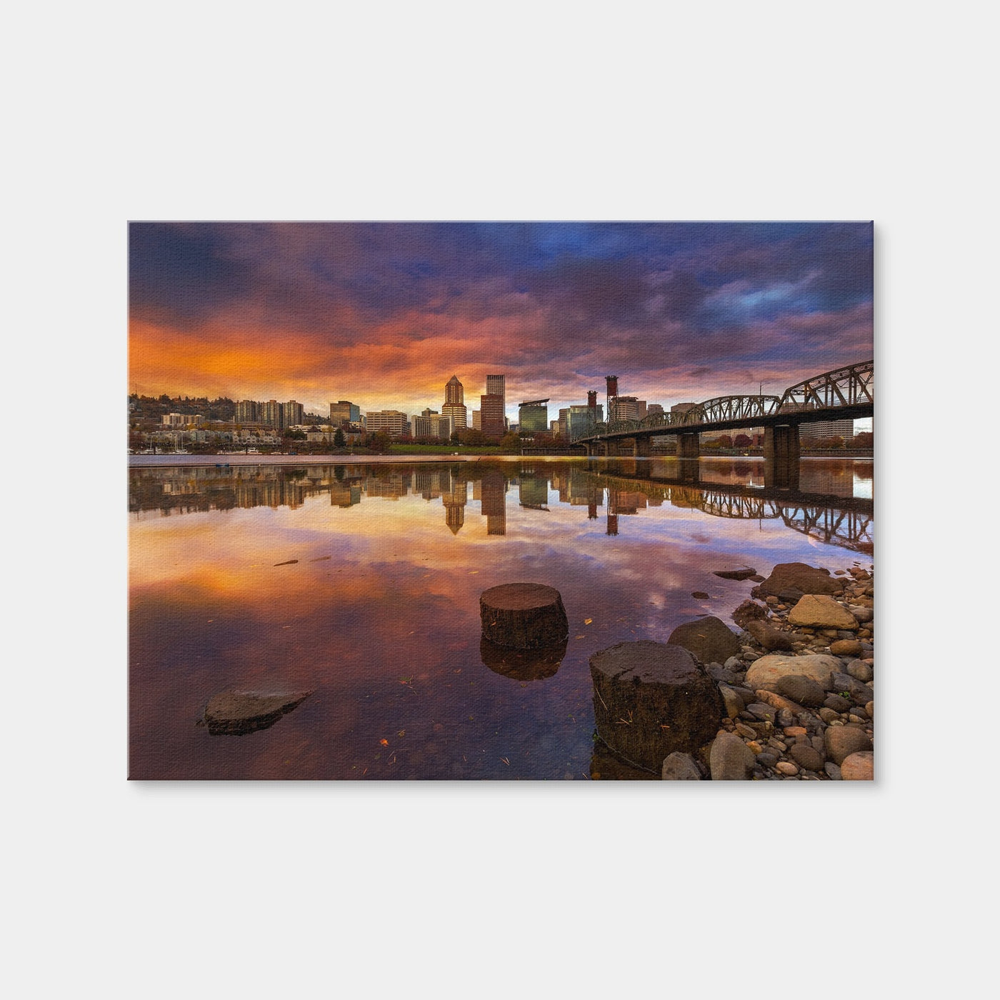 AUTO-MOCKUP WHITE | Portland - Downtown | 1 Piece | Gallery Wrap Canvas | group=4x3