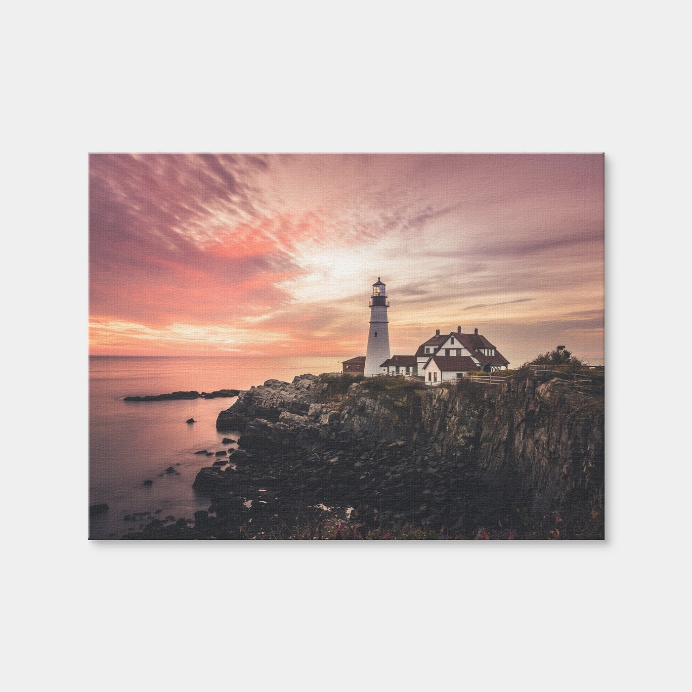 AUTO-MOCKUP WHITE | Portland Head Lighthouse | 1 Piece | Gallery Wrap | group=4x3