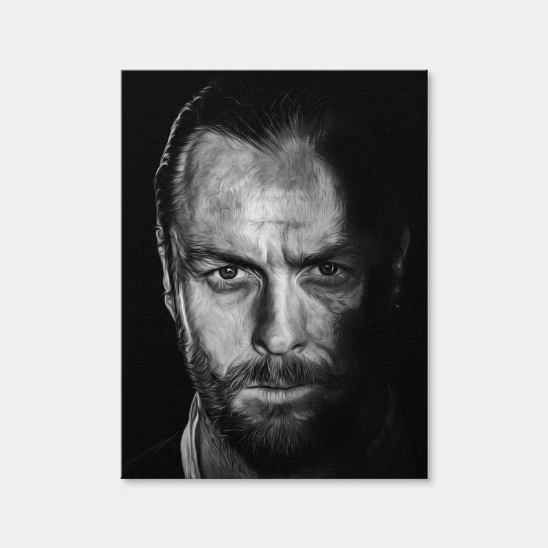 AUTO-MOCKUP WHITE | Portrait Black Sails | 1 Piece | Gallery Wrap Canvas | group=3x4