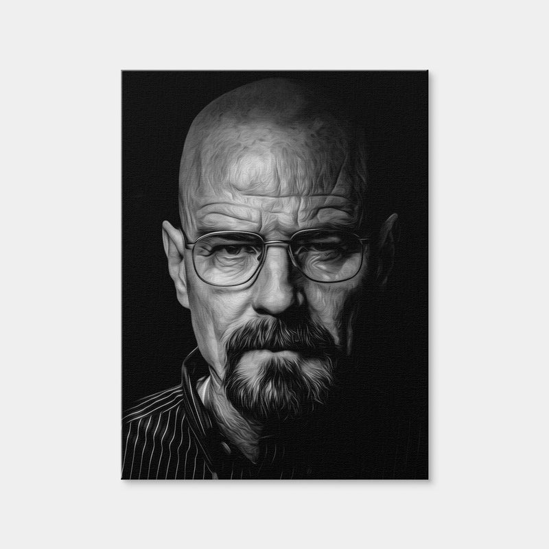 AUTO-MOCKUP WHITE | Portrait Breaking Bad | 1 Piece | Gallery Wrap Canvas | group=3x4