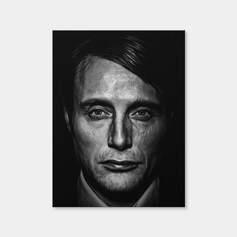 AUTO-MOCKUP WHITE | Portrait Hannibal | 1 Piece | Gallery Wrap Canvas | group=3x4
