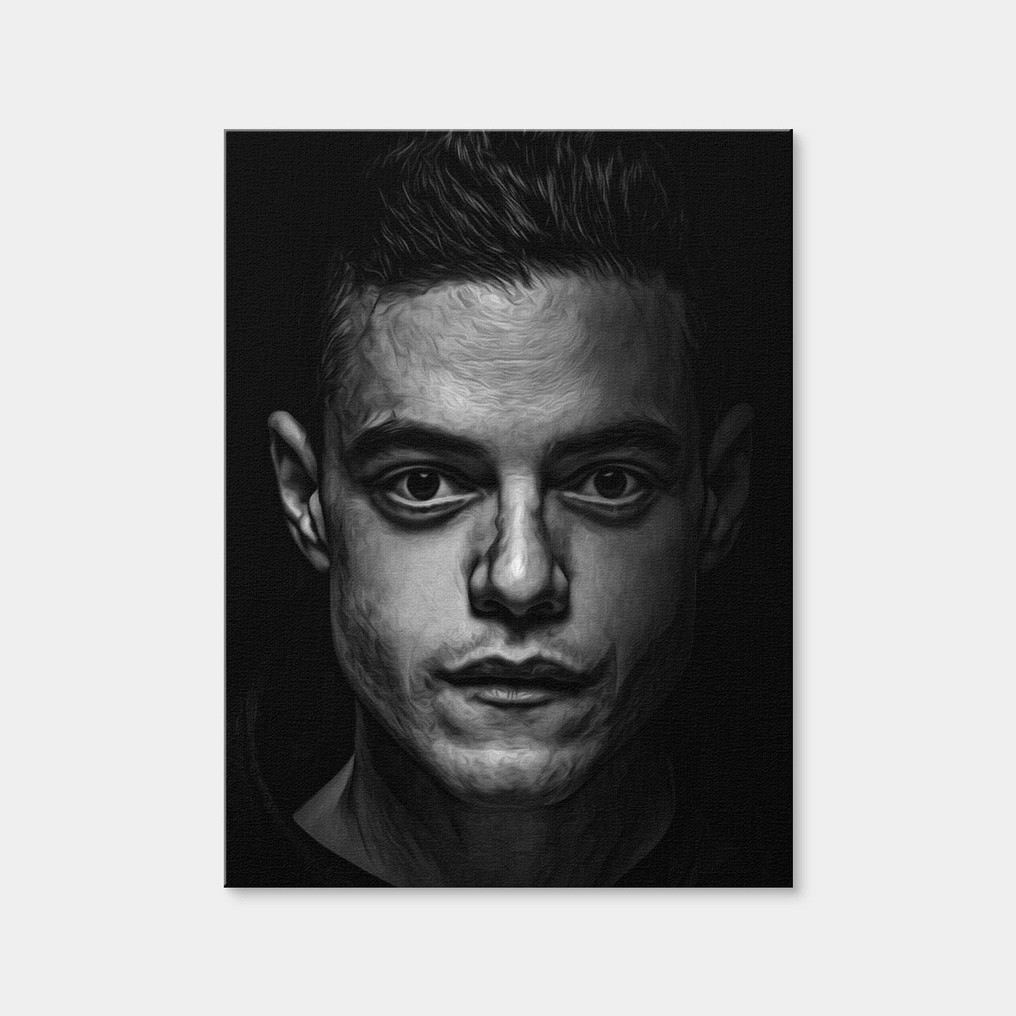 AUTO-MOCKUP WHITE | Portrait Mr Robot | 1 Piece | Gallery Wrap | group=3x4
