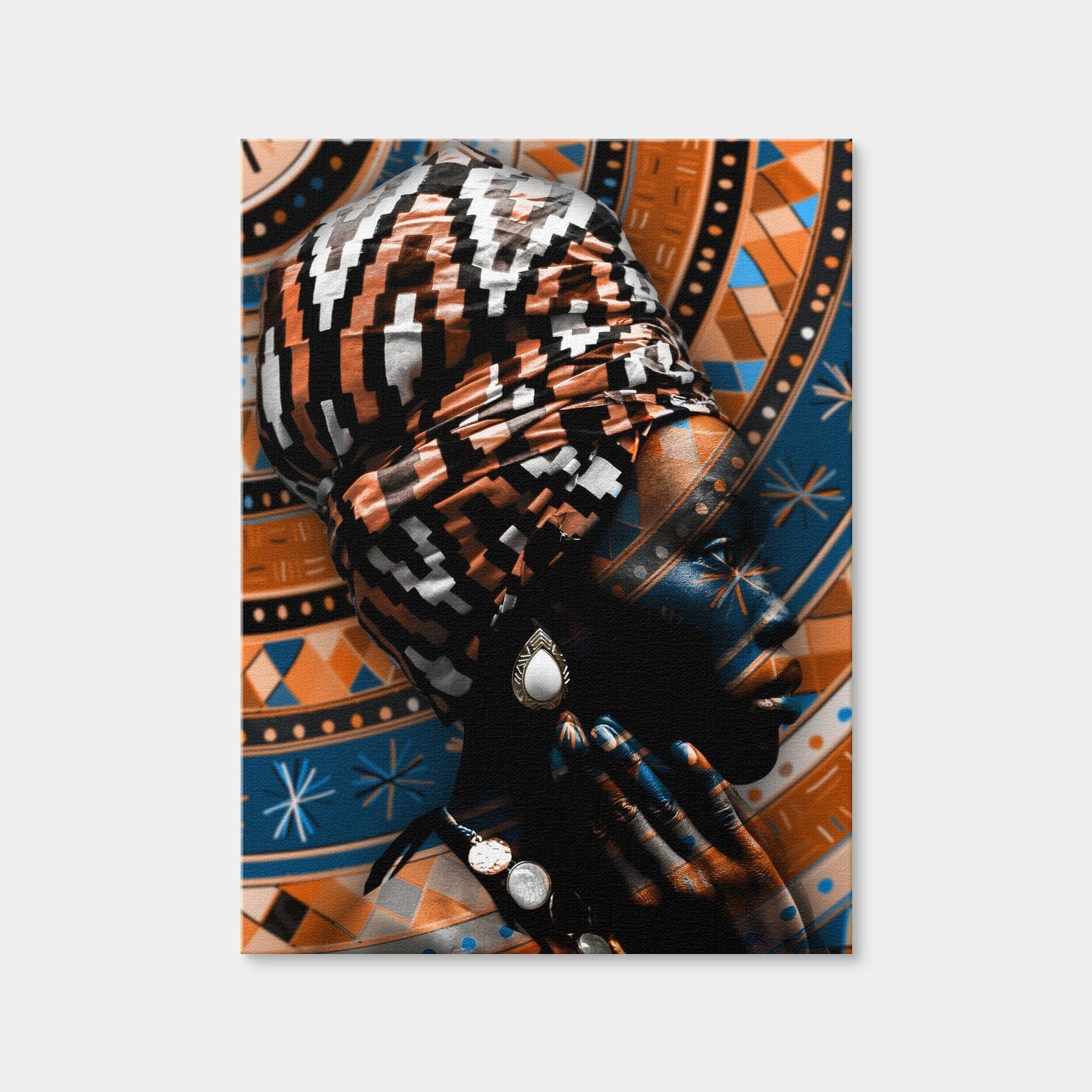 AUTO-MOCKUP WHITE | Portrait | 1 Piece | Gallery Wrap Canvas | group=3x4