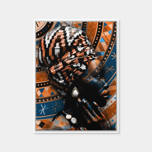 Portrait Wall Art — Framed Canvas Format preview
