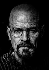 Portrait breaking bad Wall Art
