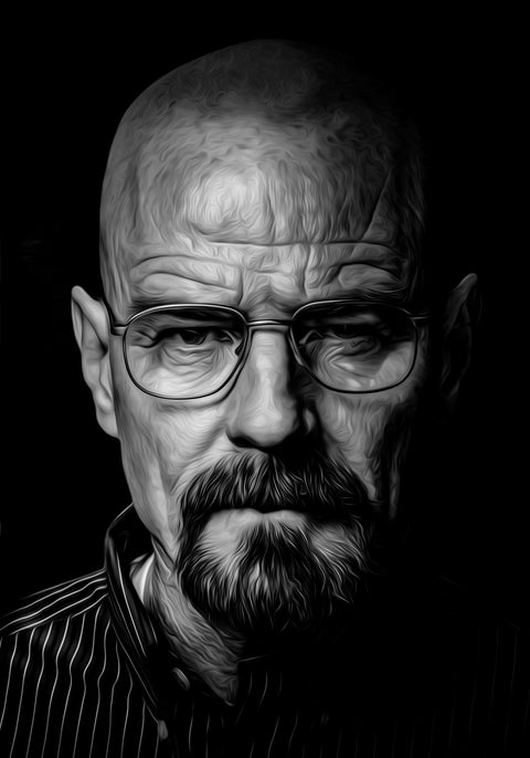 Portrait breaking bad Wall Art