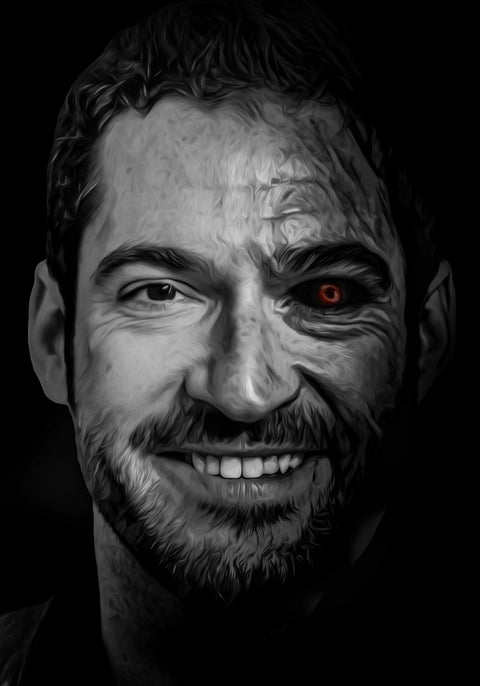 Portrait lucifer Wall Art