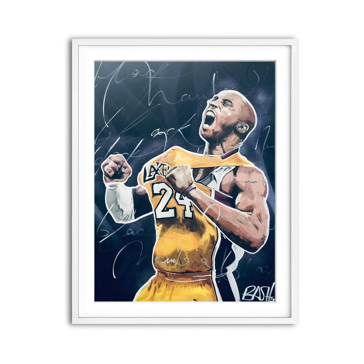 Framed Print 3x4 White