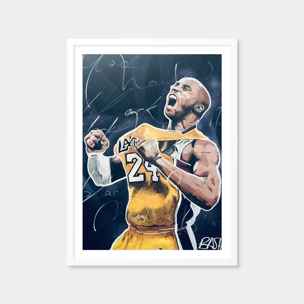 Portrait of Kobe Wall Art — Framed Print Format preview