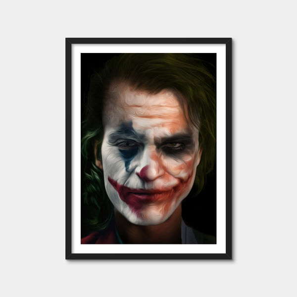 Portrait of a Joker Wall Art — Framed Print Format preview