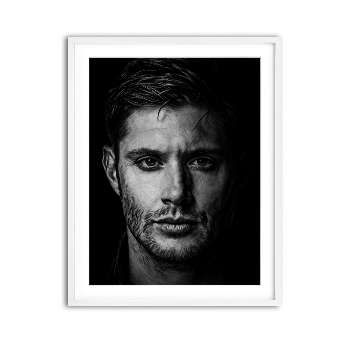 Framed Print 3x4 White