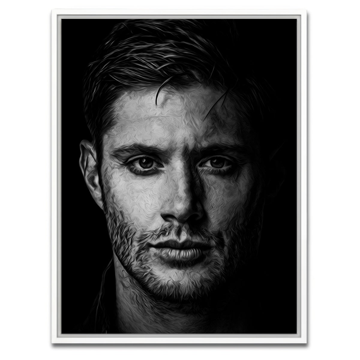 AUTO-MOCKUP WHITE | Portrait supernatural | 1 Piece | White Framed Canvas | group=3x4