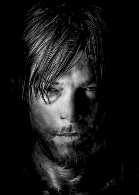 Portrait the walking dead 2 Wall Art