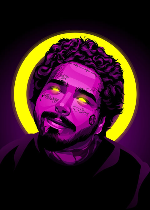 Post Malone Wall Art