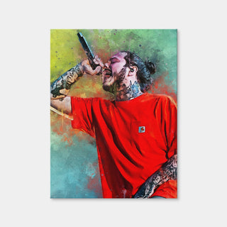 AUTO-MOCKUP WHITE | Post Malone Abstract | 1 Piece | Gallery Wrap Canvas | group=3x4