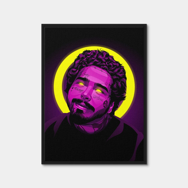 Post Malone Wall Art — Framed Canvas Format preview