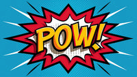Pow Comic Wall Art