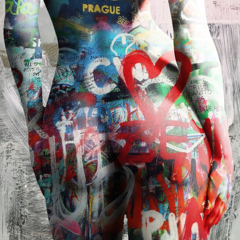 Prague Heart Wall Art
