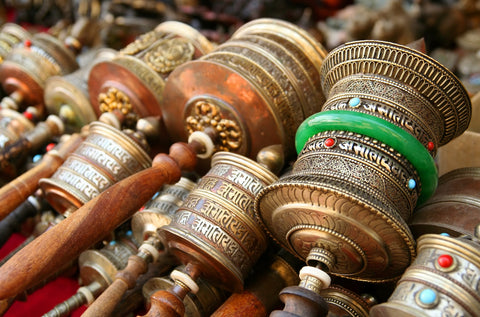 Prayer Wheels Wall Art