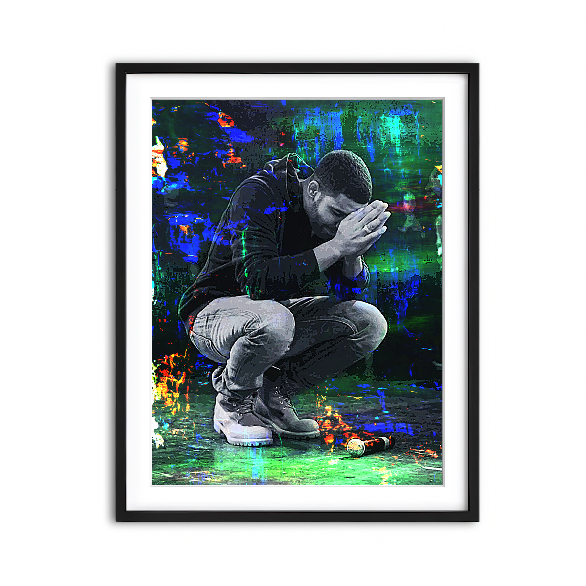 Framed Print 3x4 Black