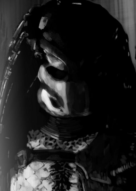 Predator Noir Wall Art