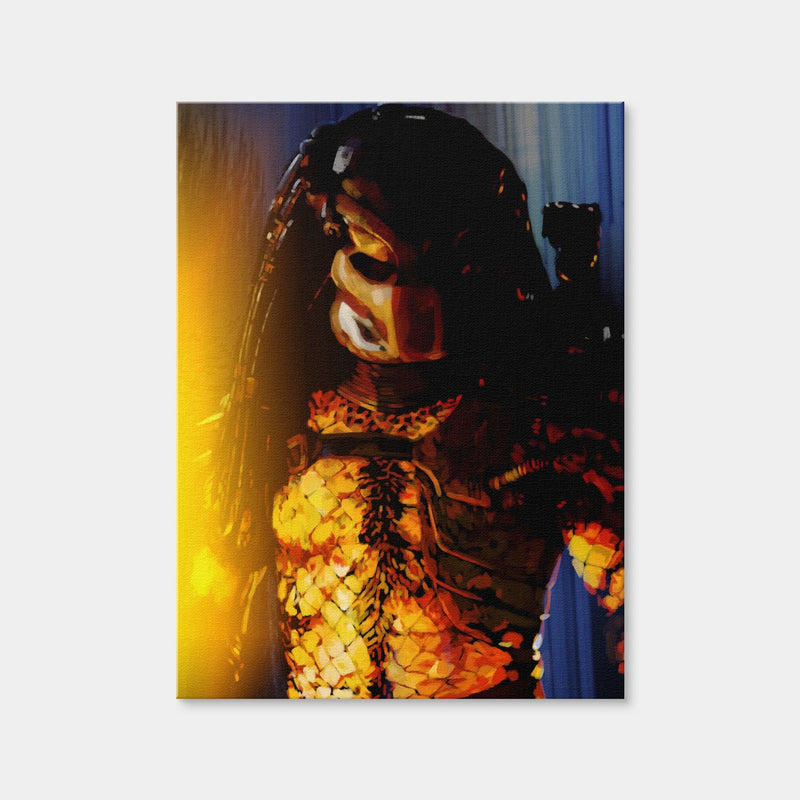 AUTO-MOCKUP WHITE | Predator In Blue | 1 Piece | Gallery Wrap Canvas | group=3x4