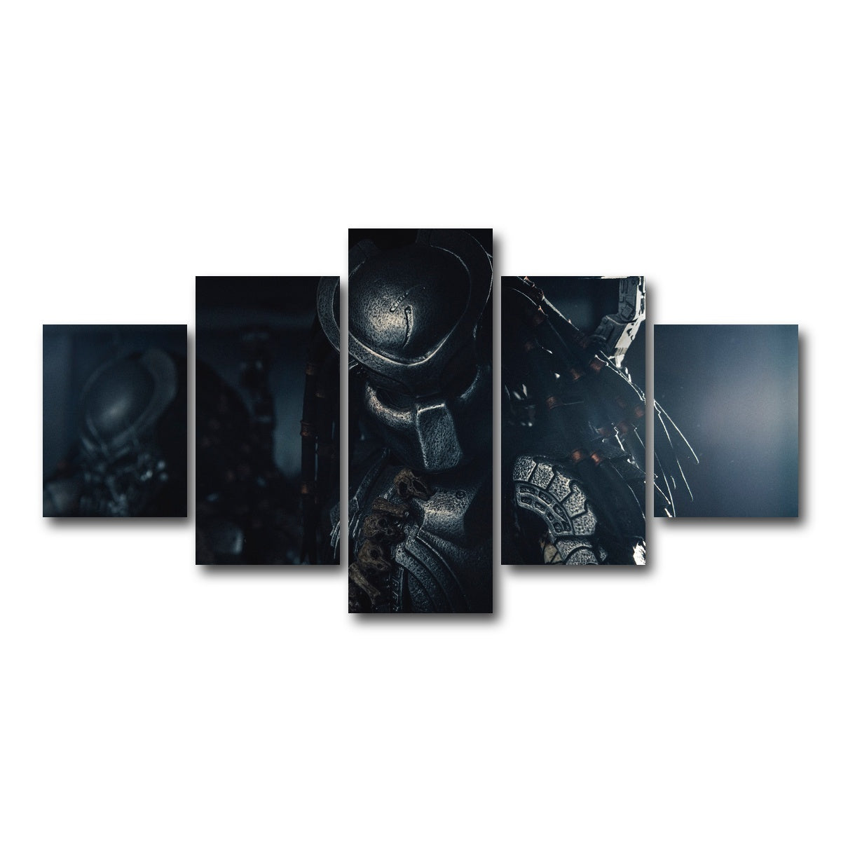 AUTO-MOCKUP WHITE | Predator in the Shadows | 5 Piece | Gallery Wrap Canvas | group=5_short