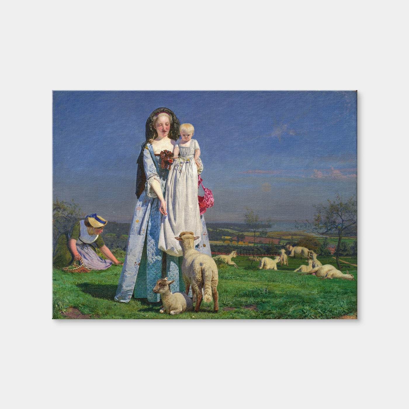 AUTO-MOCKUP WHITE | Pretty Baa-Lambs | 1 Piece | Gallery Wrap | group=4x3