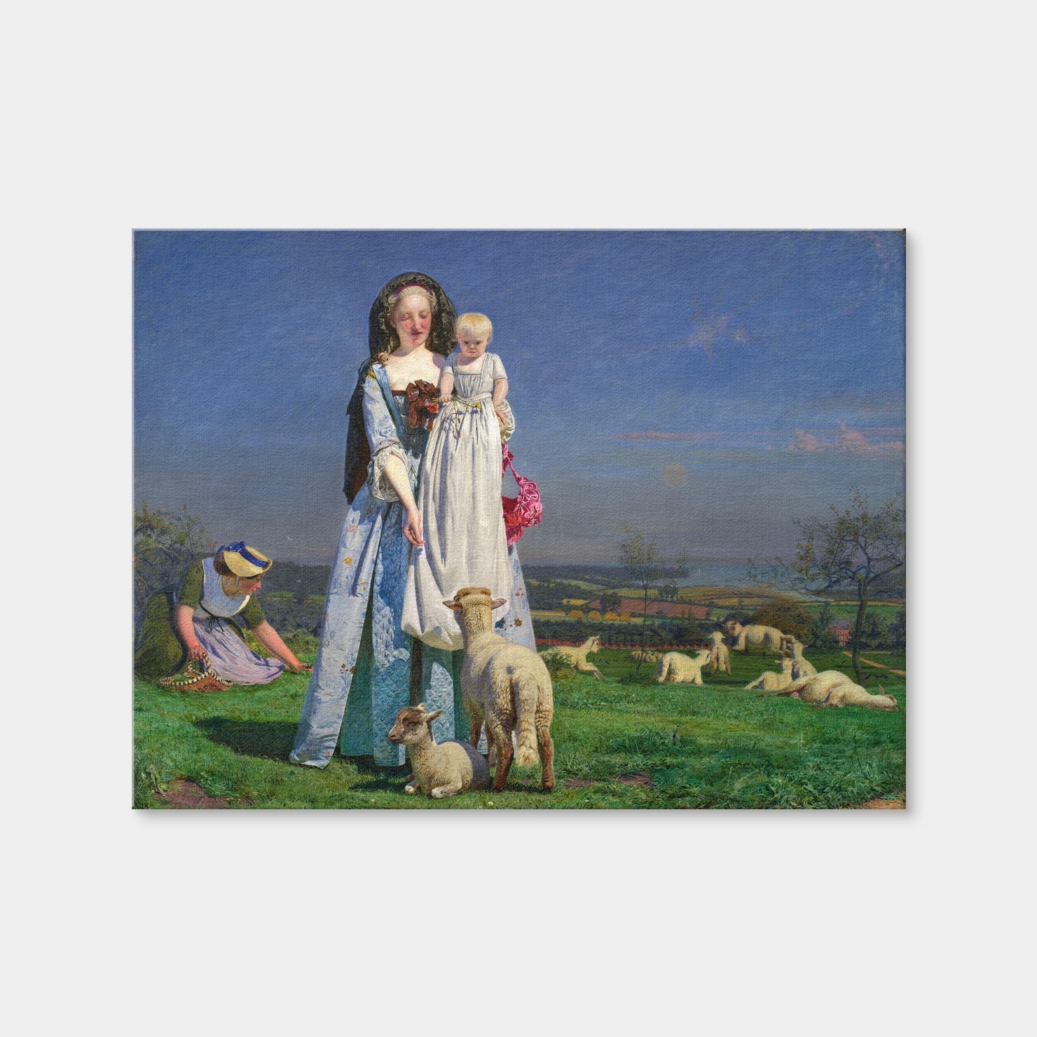 AUTO-MOCKUP WHITE | Pretty Baa-Lambs | 1 Piece | Gallery Wrap | group=4x3