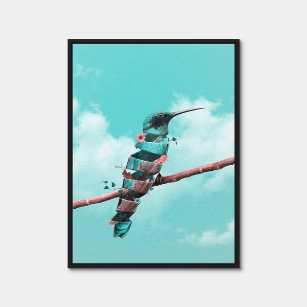 Pretty Bird Wall Art — Framed Canvas Format preview