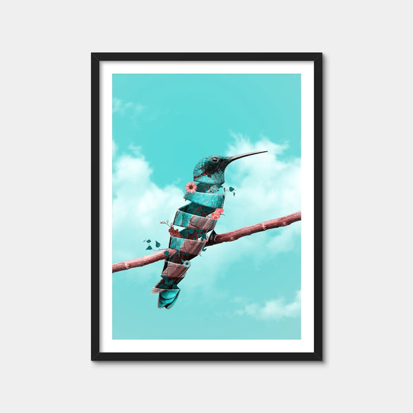 Pretty Bird Wall Art — Framed Print Format preview
