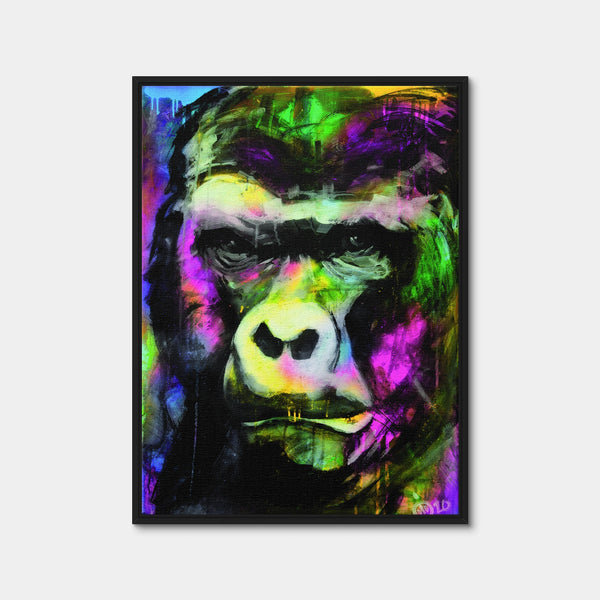 Primate 1 Wall Art — Framed Canvas Format preview