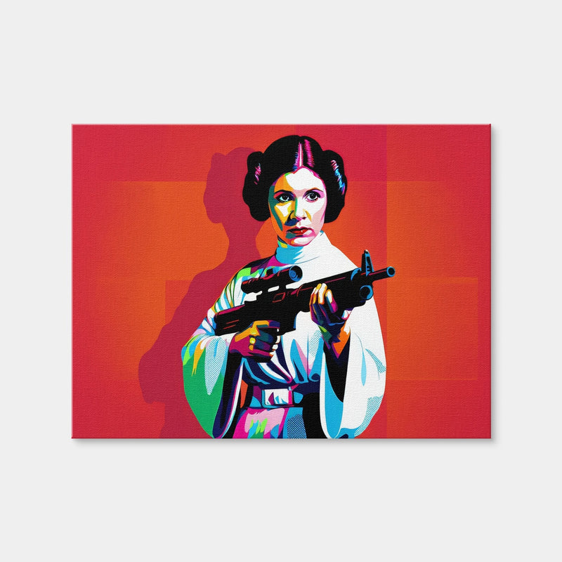 AUTO-MOCKUP WHITE | Princess Leia Red | 1 Piece | Gallery Wrap Canvas | group=4x3