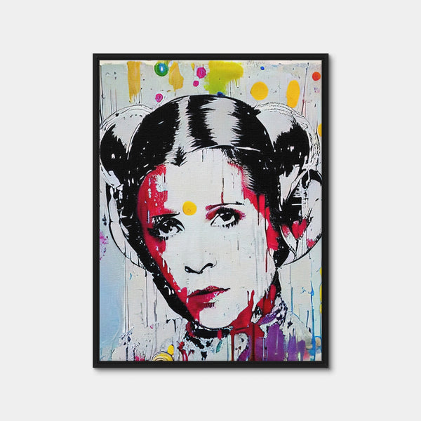 Princess Leia Wall Art — Framed Canvas Format preview