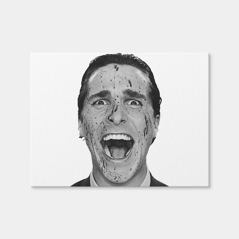 AUTO-MOCKUP WHITE | Psycho Bateman | 1 Piece | Gallery Wrap Canvas | group=4x3