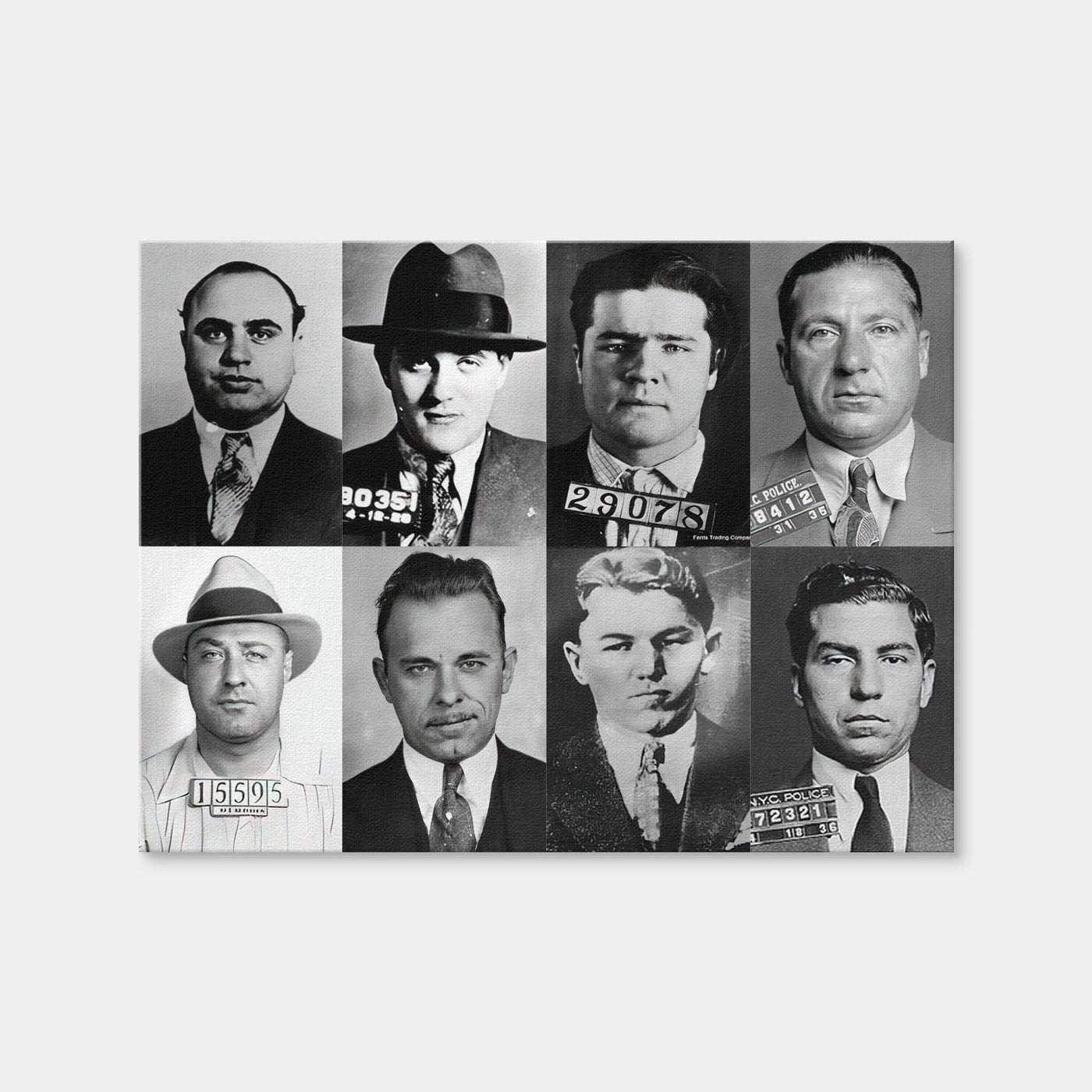 AUTO-MOCKUP | Public Enemies Wall Art | 1 Piece | Gallery Wrap Canvas | 4x3