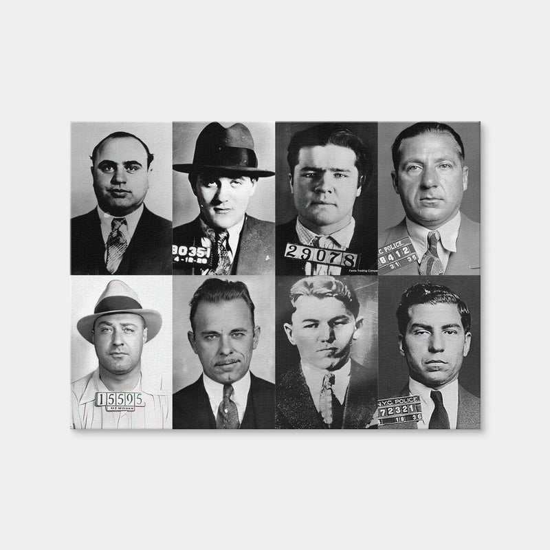 AUTO-MOCKUP | Public Enemies Wall Art | 1 Piece | Gallery Wrap Canvas | 4x3