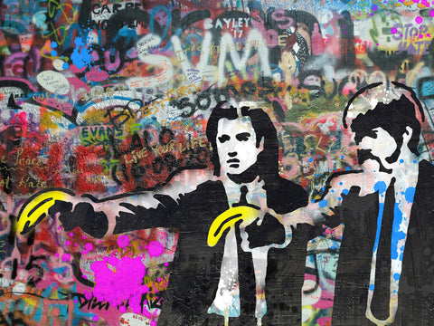 Pulp Fiction Bananas Wall Art